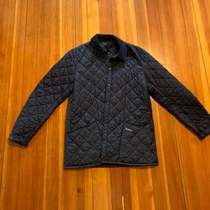 Barbour Quilted Jacket in navy